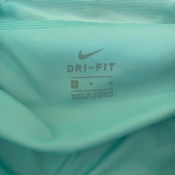 Nike Women's Teal Dri-Fit Shorts - Picture 3 of 4